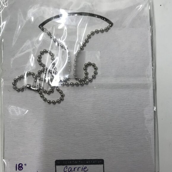 NEW Pendent Necklace "To Theyself be True" pendent and 2 charms.  18 inch chain - Picture 5 of 7